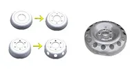 Vent hole and bolt hole punching
