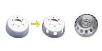 Vent hole deburring