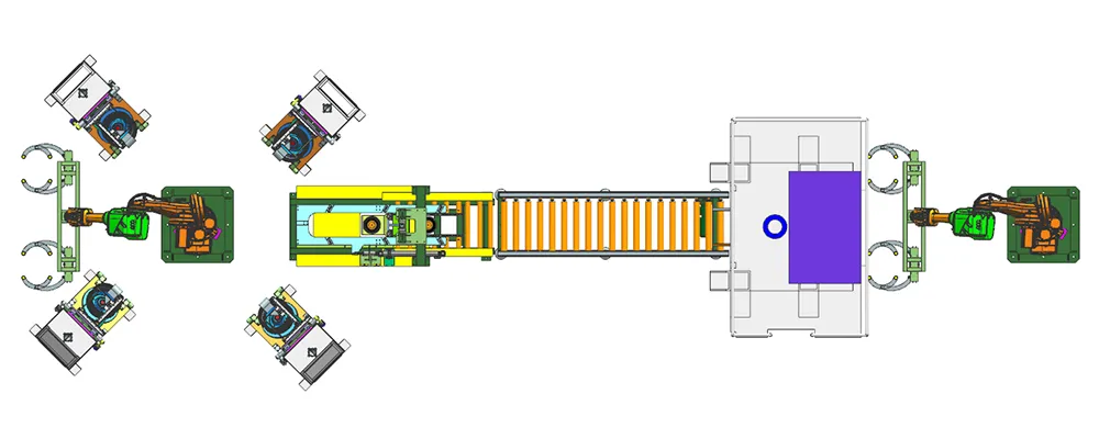 Fully Automatic Steel Wheel Rim and Disc Assembly Line
