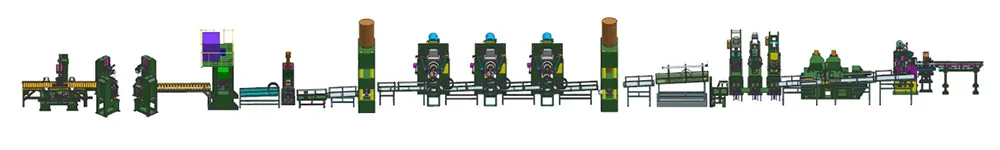 Manual Steel Wheel Rim Production Line