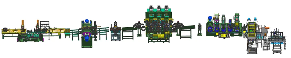 Fully Automatic Steel Wheel Rim Production Line