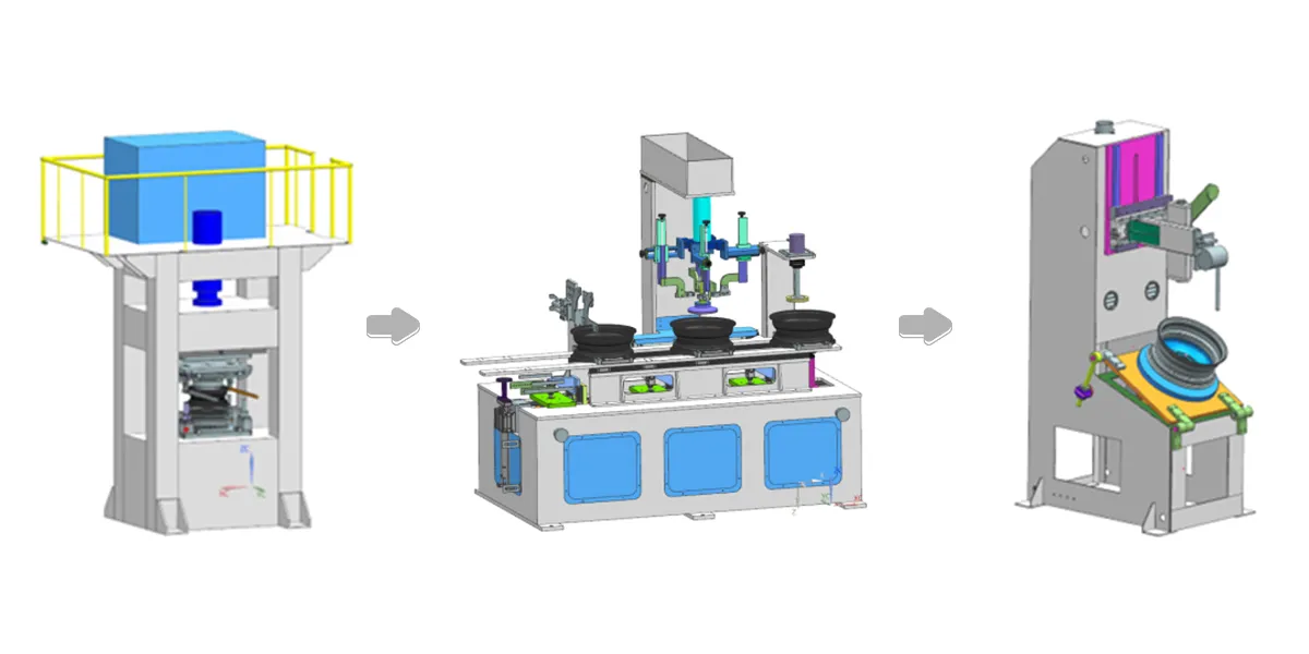 Fully Automatic Steel Wheel Rim and Disc Assembly Line